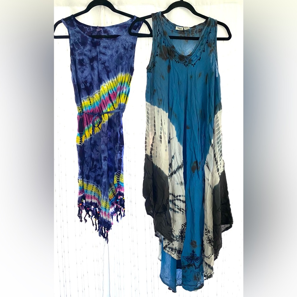 Two Tie-dye dresses
